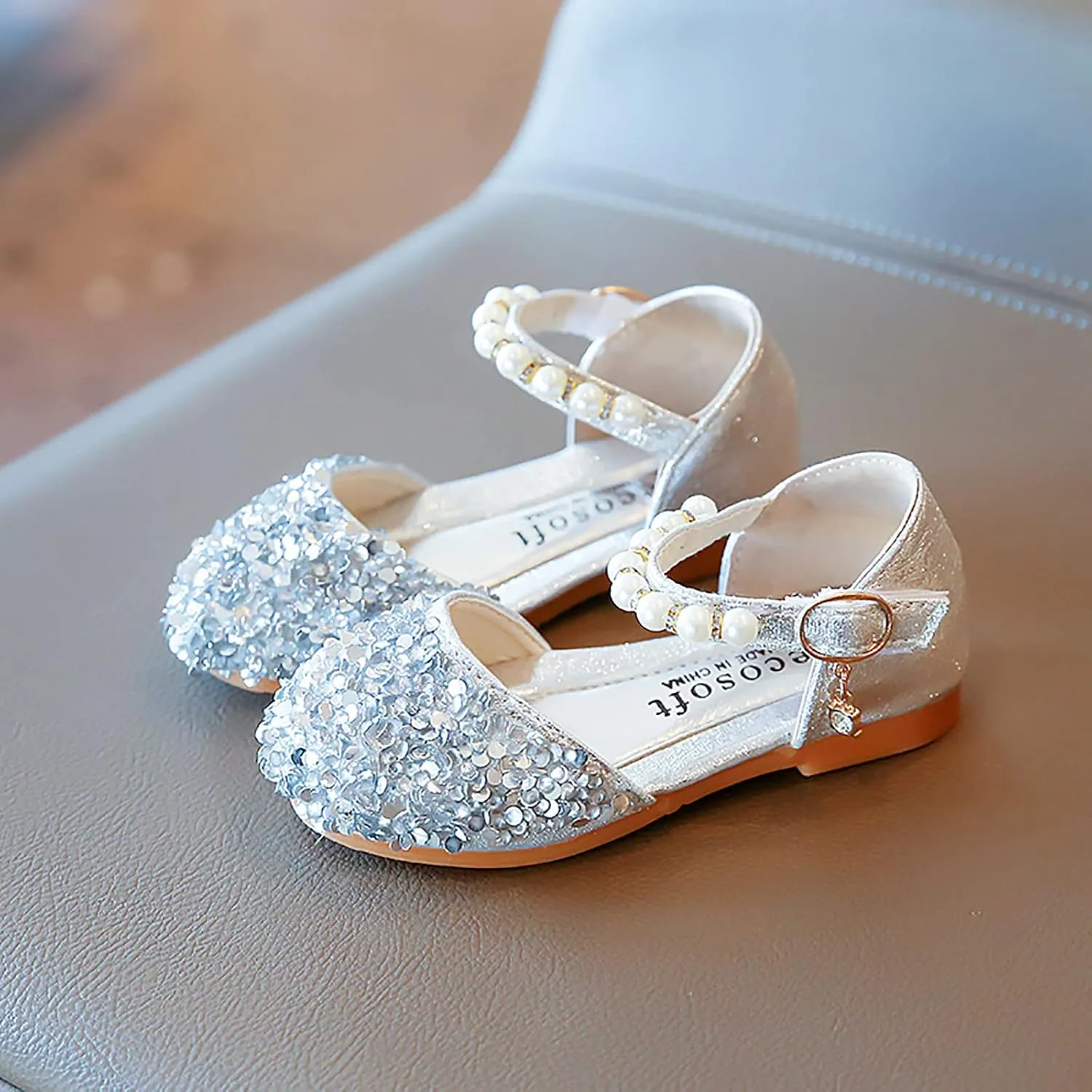 18 1 Shoes Kids Pearl Bowknot Infant Girls Sandals Princess Single Baby Crystal Bling Toddler Shoe Size 6 Boy