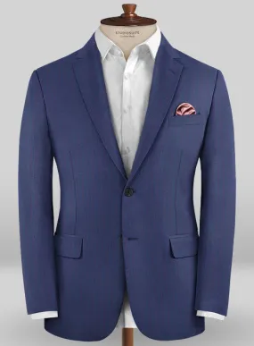Caccioppoli Sun Dream Oro Ink Blue Wool Silk Jacket