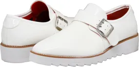 Enzo Romeo FREL Men's Patent Monk Strap Buckle Slip On Loafer Dress Shoes