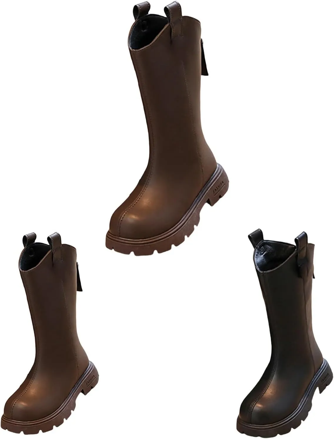 Girls Knee High Fashion Riding Boots Toddler Cowboy Western Mid Calf Riding Shoes for Glitter Boots for Girls Size 2