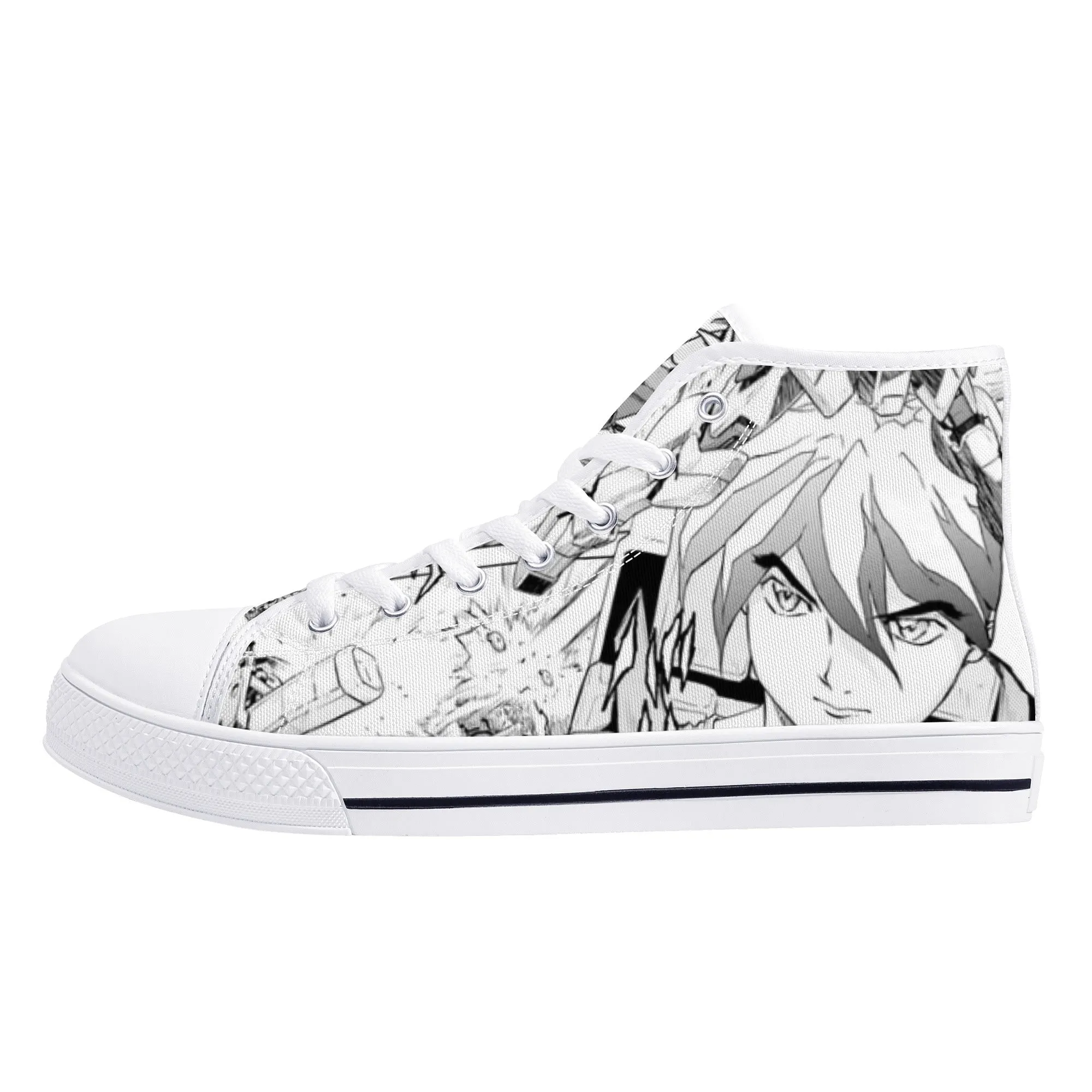 GW Anime Mens High Top Canvas Shoes