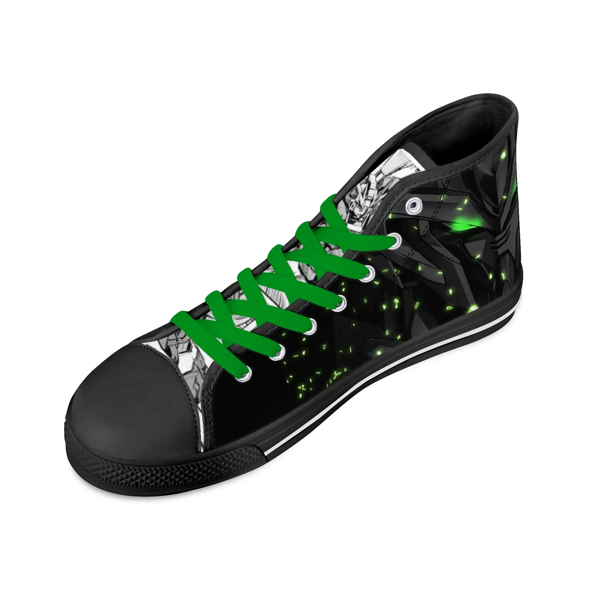 GW Anime Mens High Top Canvas Shoes