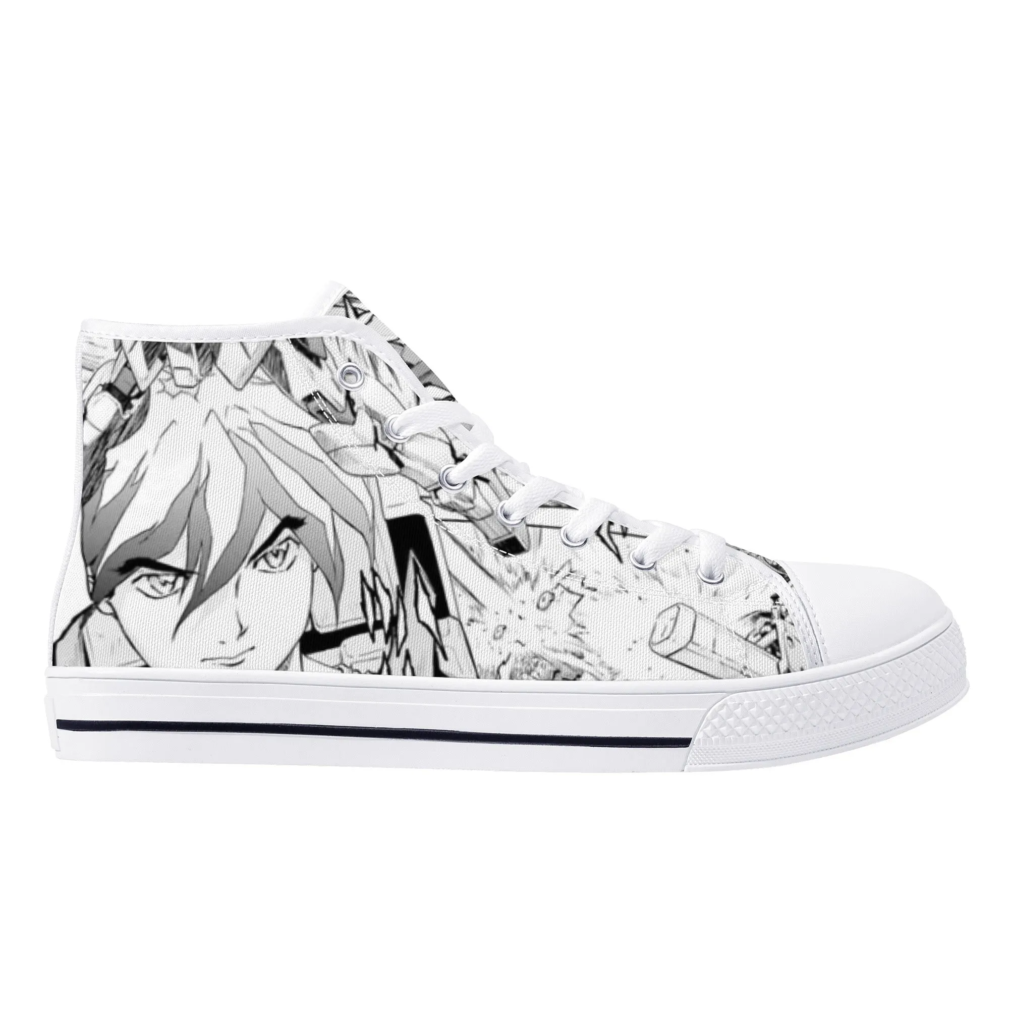 GW Anime Mens High Top Canvas Shoes