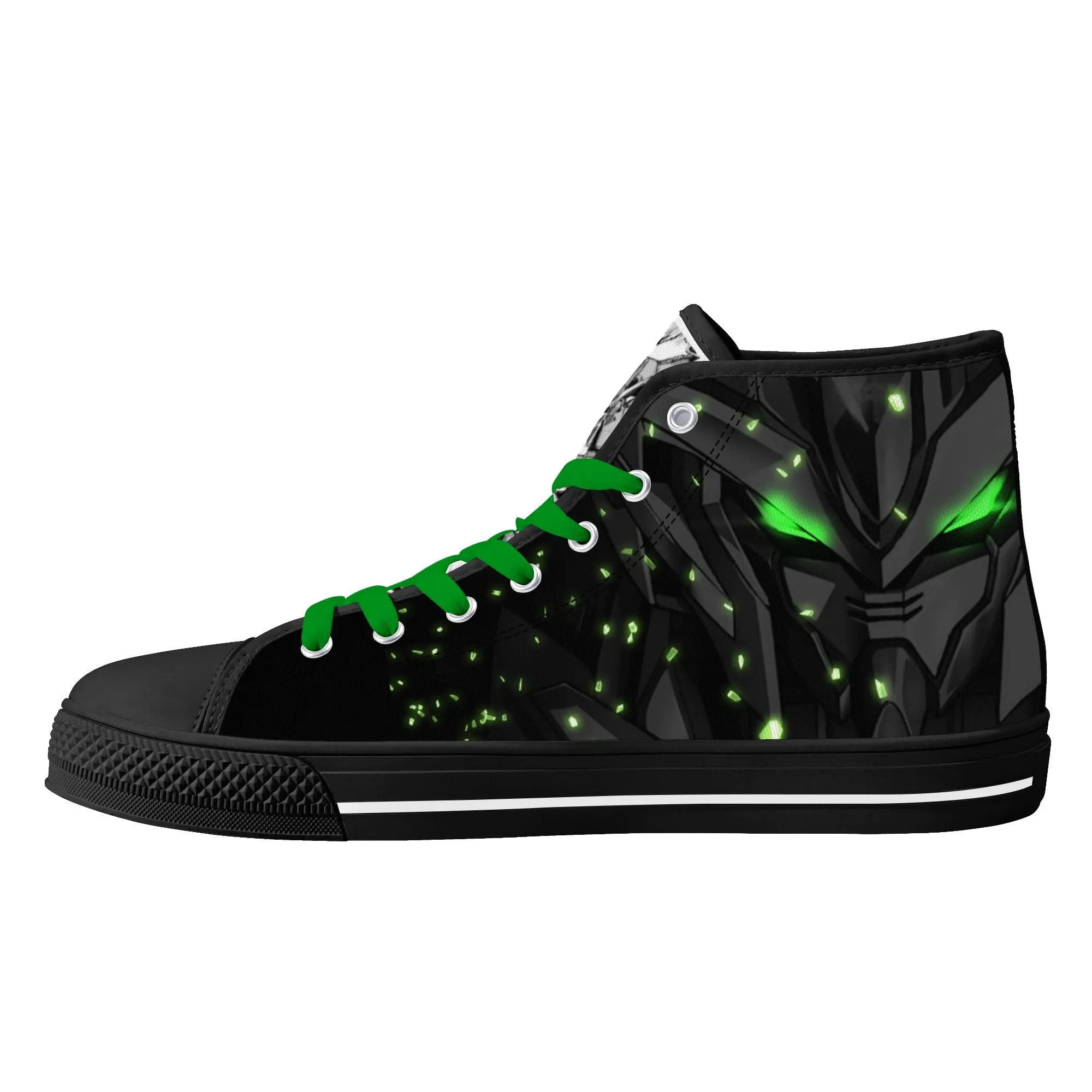 GW Anime Mens High Top Canvas Shoes