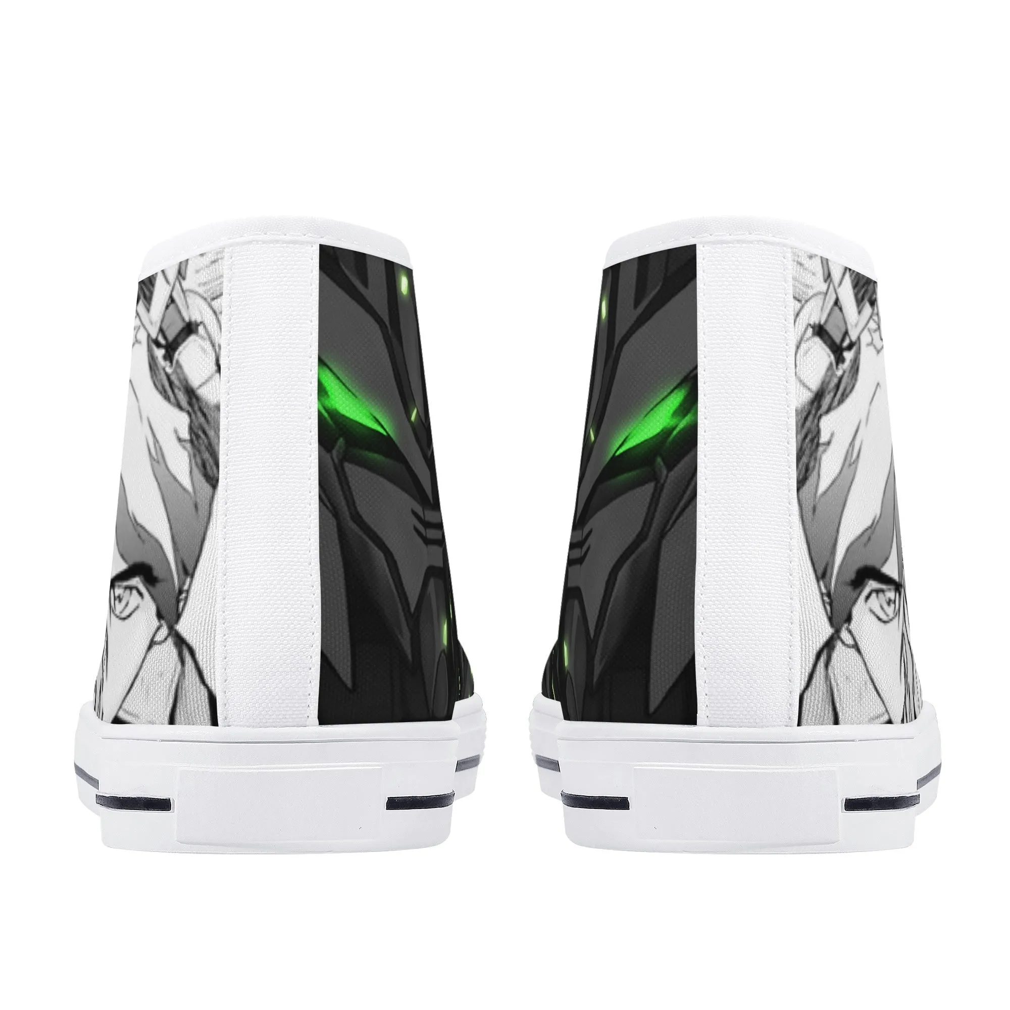 GW Anime Mens High Top Canvas Shoes