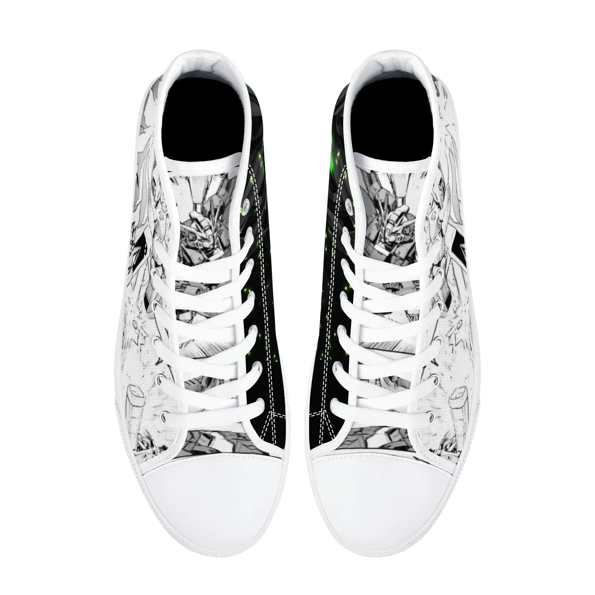 GW Anime Mens High Top Canvas Shoes