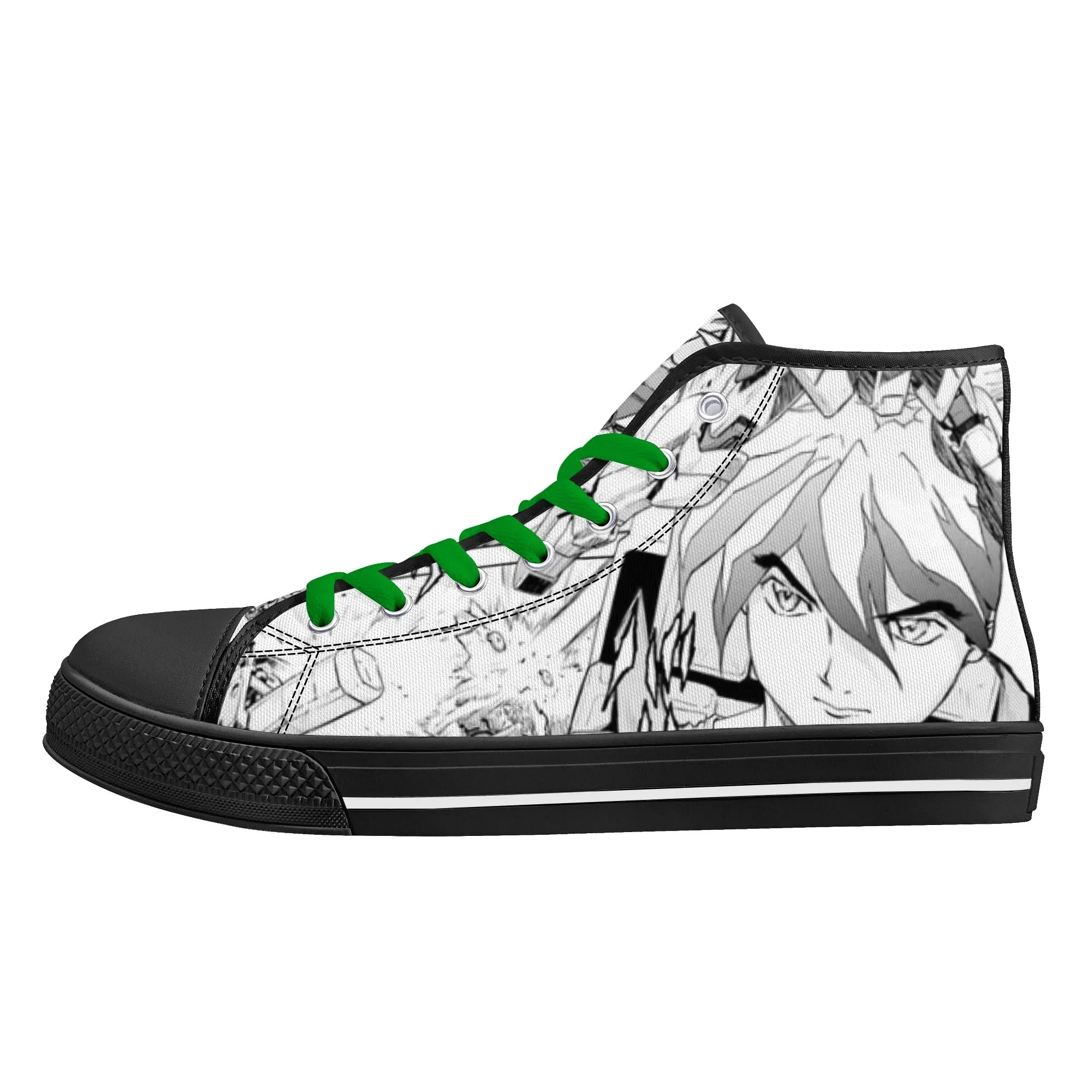 GW Anime Mens High Top Canvas Shoes