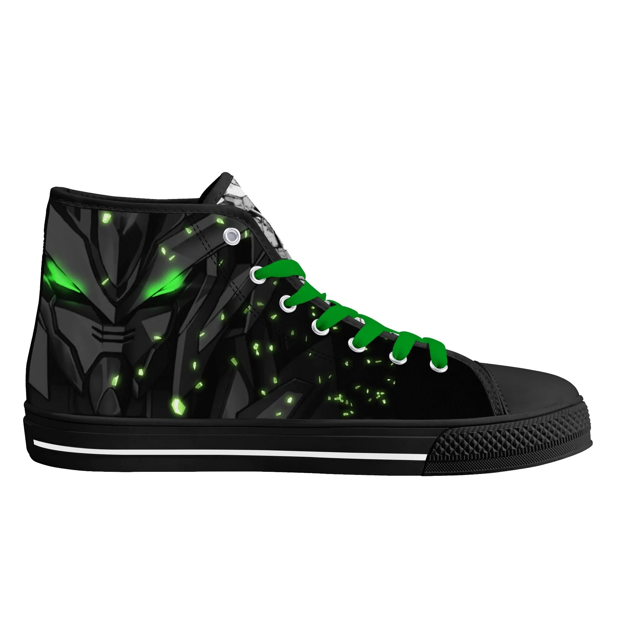 GW Anime Mens High Top Canvas Shoes