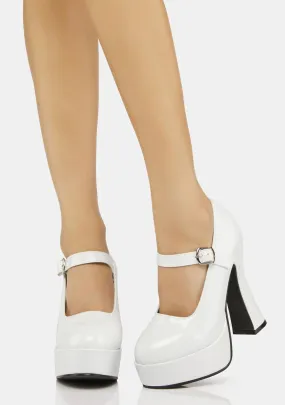 Heavenly Vamp Tramp Platform Heels