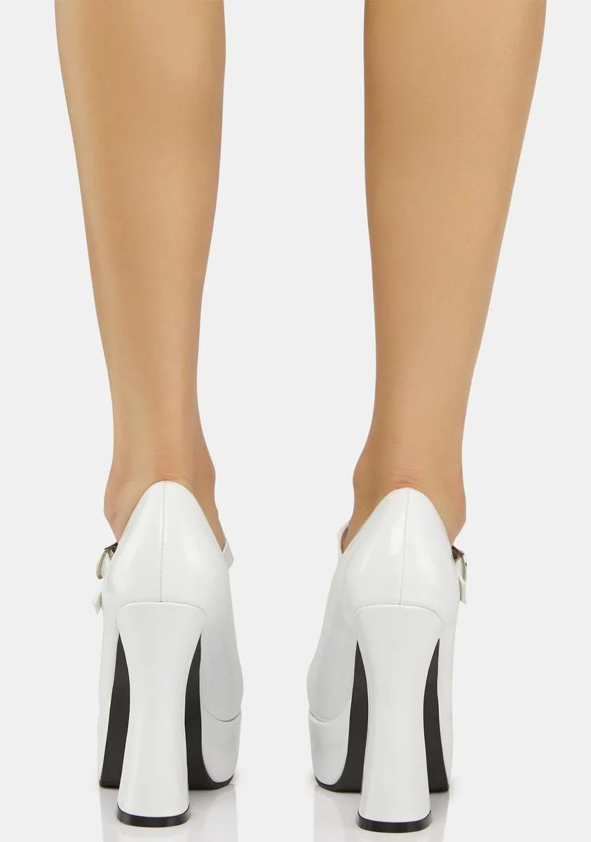Heavenly Vamp Tramp Platform Heels