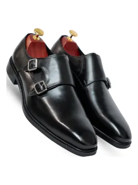 Julius Classic Monk Strap Black