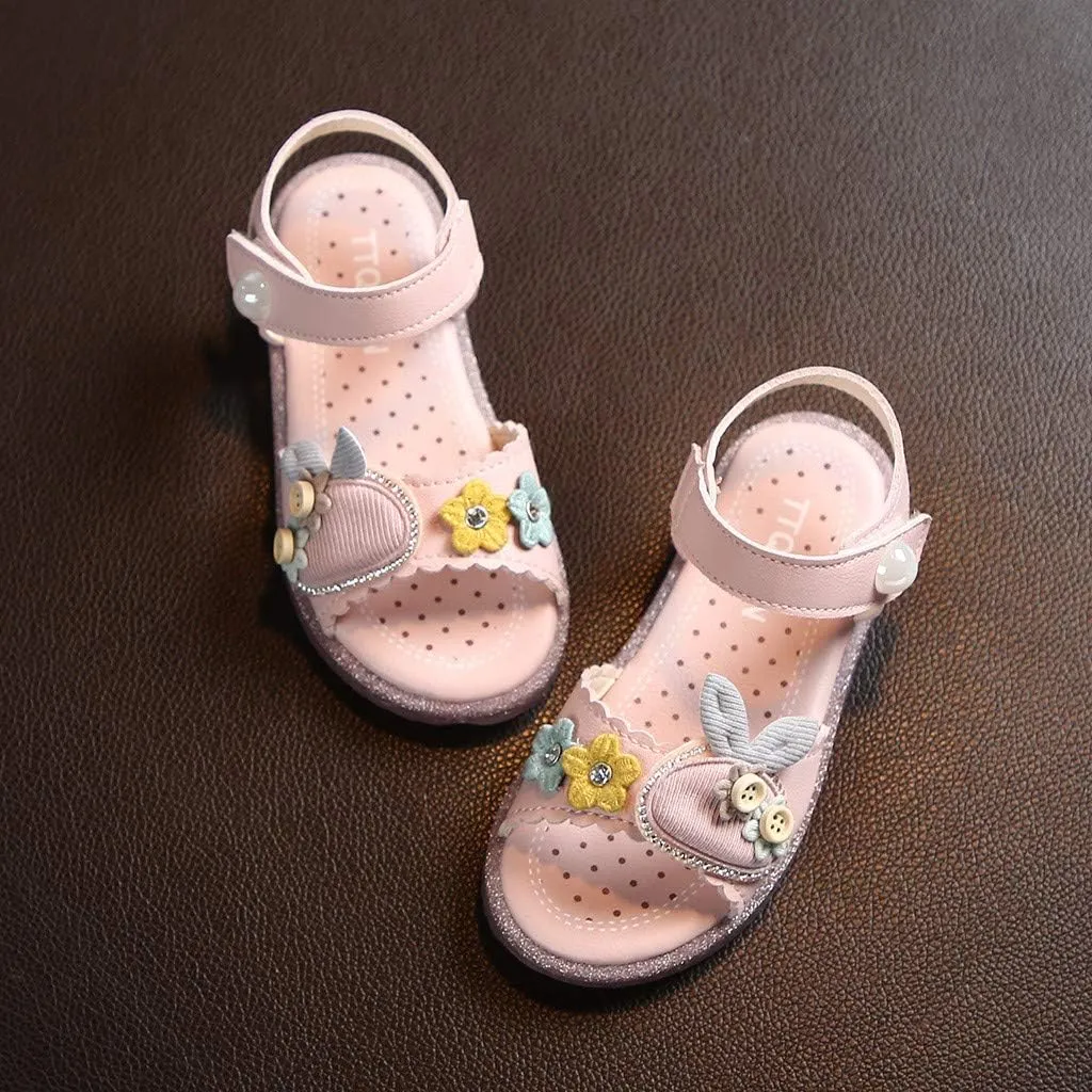 Kids Shoes Size 12 Rabbit Cute Toddler Princess Girls Kids Baby Infant Beach Soft Shoes for Girls 9 Years Old