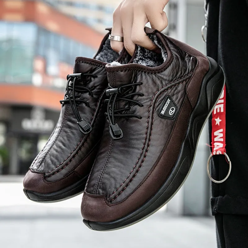 Men's Winter Waterproof Plush Ankle Boots