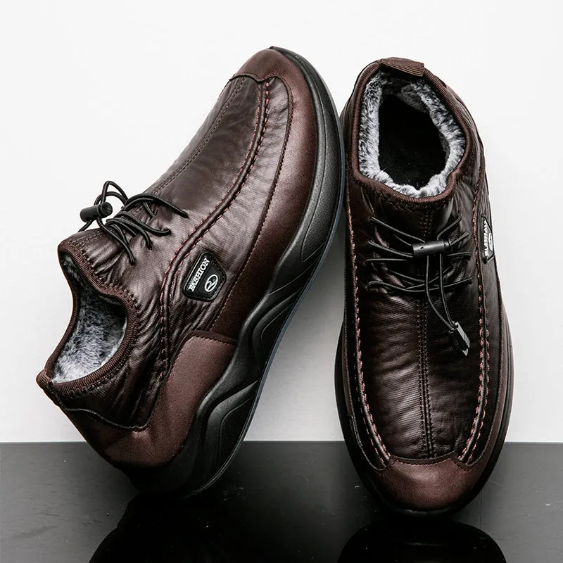 Men's Winter Waterproof Plush Ankle Boots