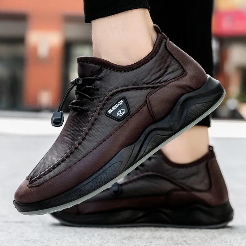 Men's Winter Waterproof Plush Ankle Boots