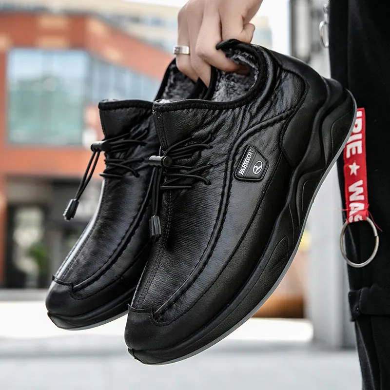 Men's Winter Waterproof Plush Ankle Boots