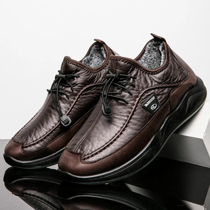 Men's Winter Waterproof Plush Ankle Boots