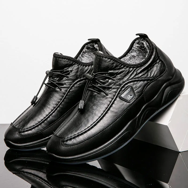 Men's Winter Waterproof Plush Ankle Boots