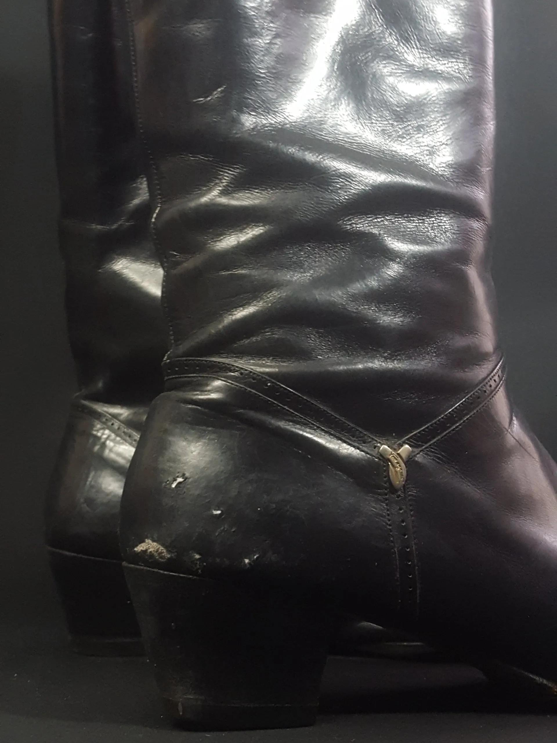 Salvatore Ferragamo Riding Boots 7.5