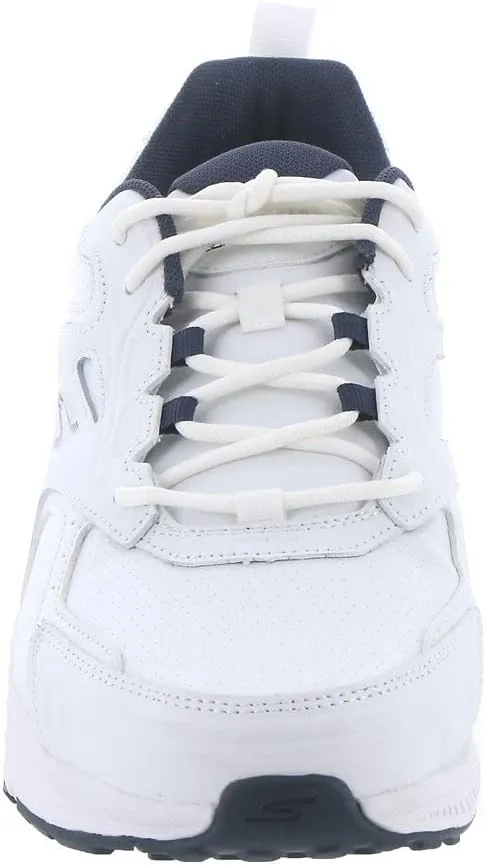 Skechers Men's Go Run Consistent Leather Cross training Tennis Shoe Sneaker with Air Cooled Foam