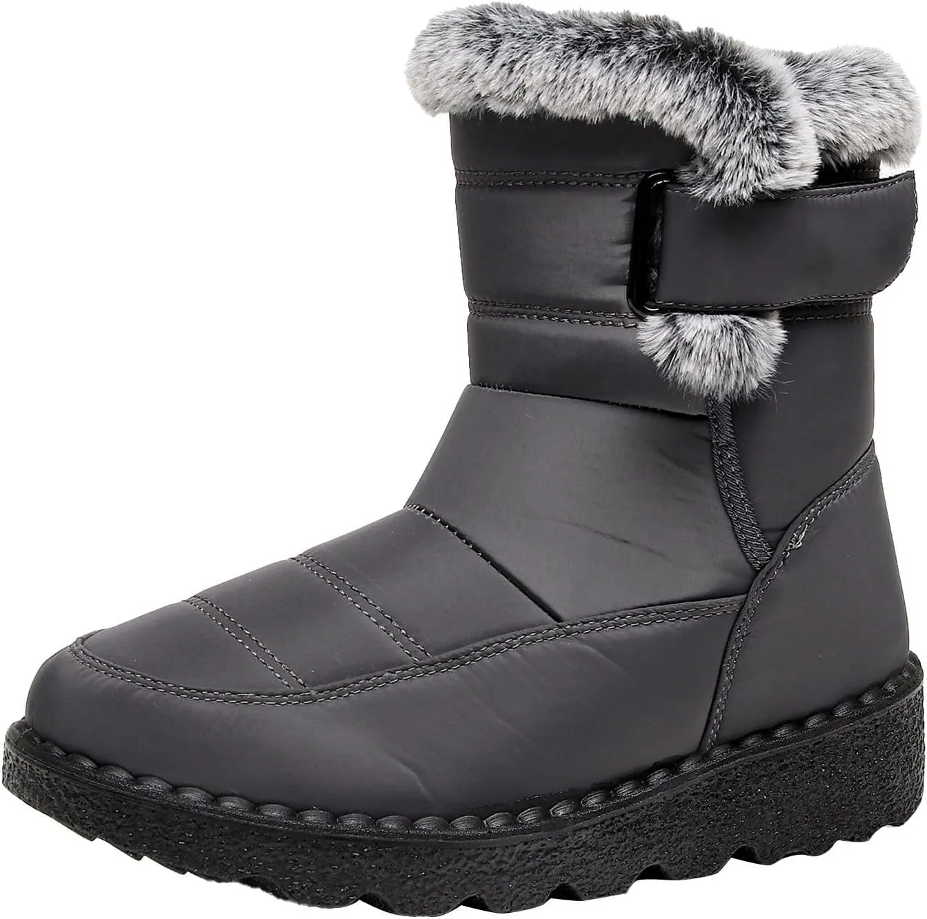 Snow Boots for Teen Girls Waterproof Boots Waterproof Ankle Booties Fleece Warm Outdoor Boots Womens Work Boots
