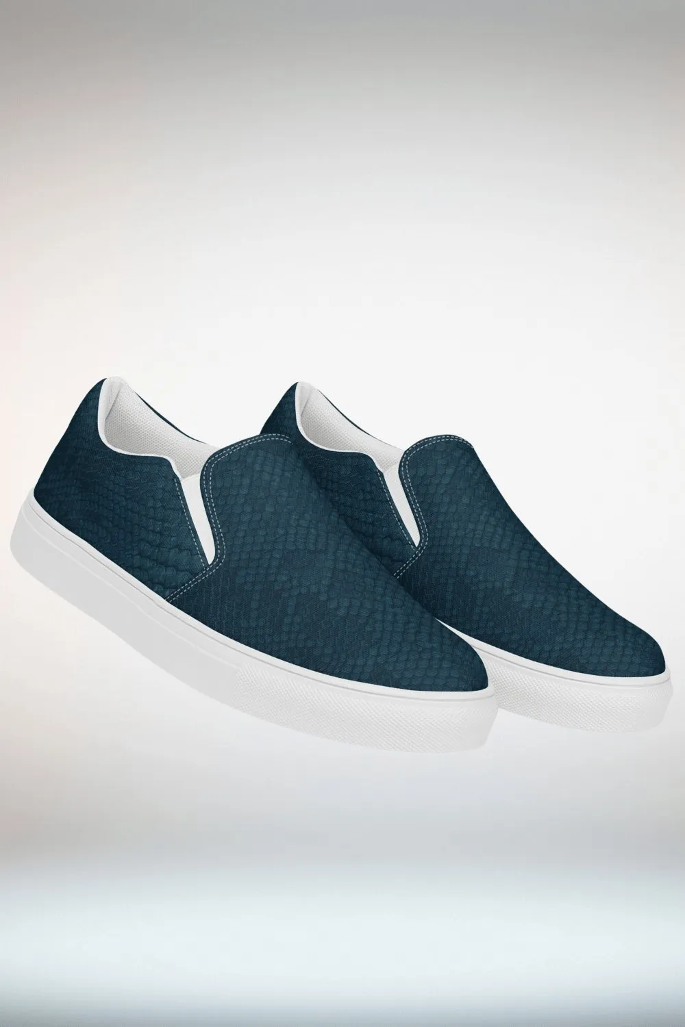 TGC Boutique Dark Green Slip On Canvas Shoes