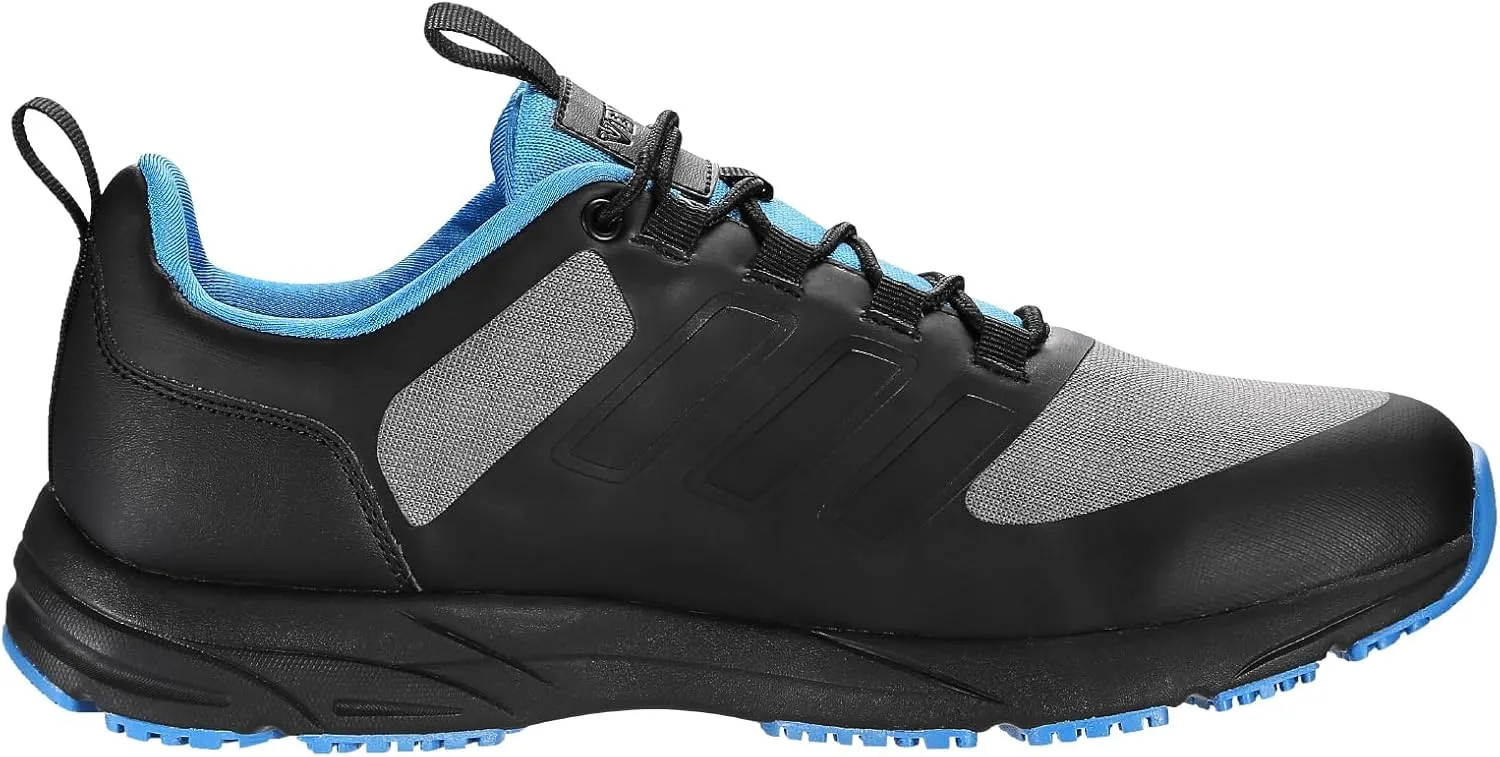 VEVOR Men's Cross W Width Sneakers US Size 9, Wide Toe Box Arch Support & Adjustable Lace-up, Training Shoes for Running, Gymnastics, Dog Walking, and Weightlifting (Black)