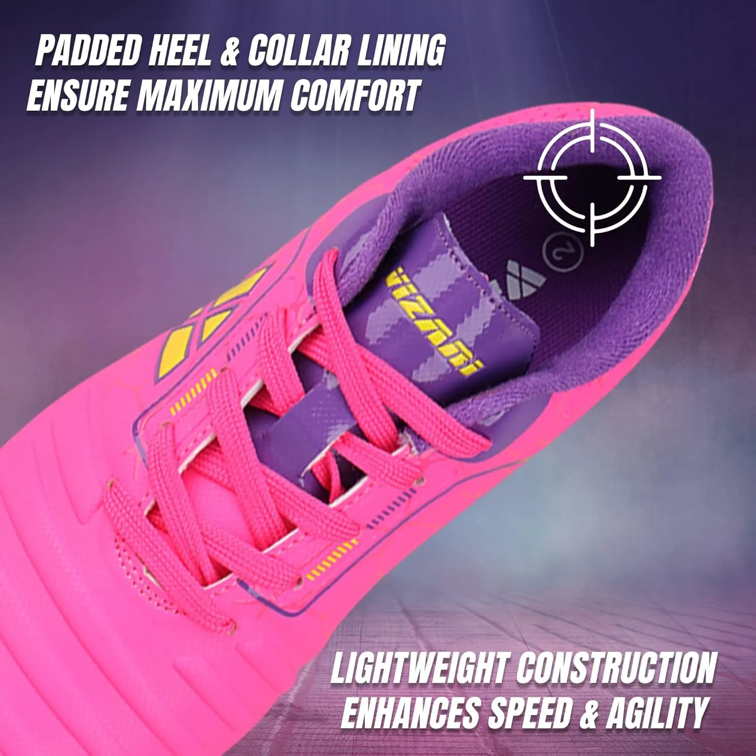 Vizari USA Soccer Cleats Boys, Girls - FG Firm Ground Football Shoes for Toddlers/Little/Big Kids - Youth Football Cleats - Comfort & Excellent Traction