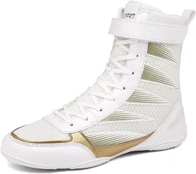 Wrestling Shoes Mens Lightweight High-Top Boxing Ankle Boots for Fitness Powerlifting,Bodybuilding,Training