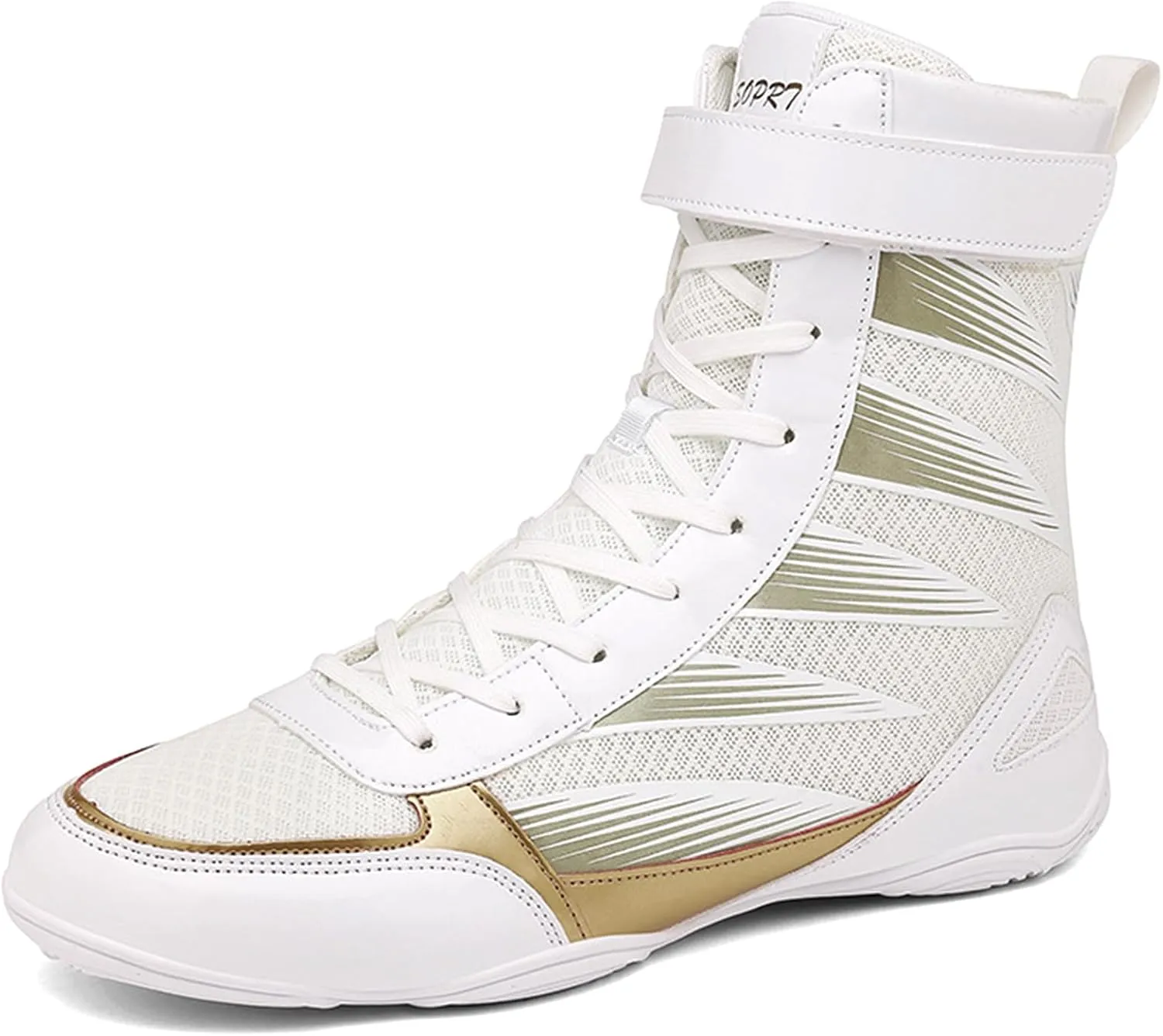 Wrestling Shoes Mens Lightweight High-Top Boxing Ankle Boots for Fitness Powerlifting,Bodybuilding,Training